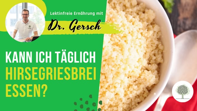 Kann ich täglich Hirsegrießbrei essen (er hilft gegen meinen Haarausfall)? 