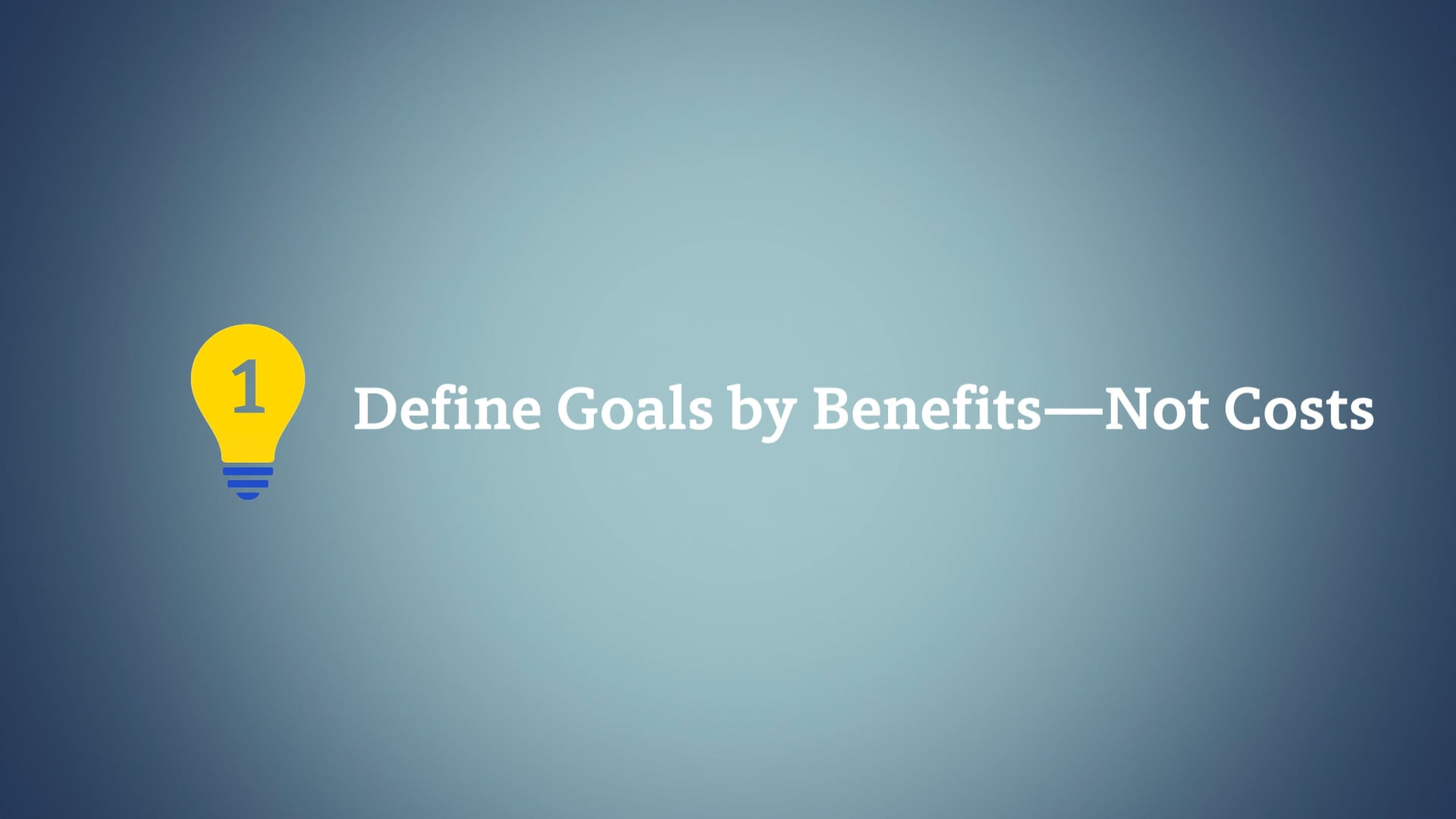 Define Goals by Benefits—Not Costs Ayelet Fishbach on Gett on Vimeo