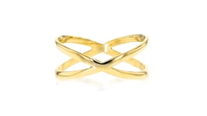 Canaria 10kt Yellow Gold Crossover Ring