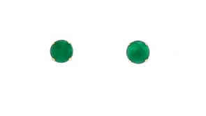 Canaria 3.00 ct. t.w. Emerald Martini Stud Earrings in 10kt Yellow Gold