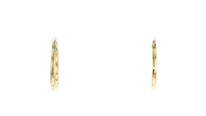 10kt Yellow Gold Greek Key Hoop Earrings