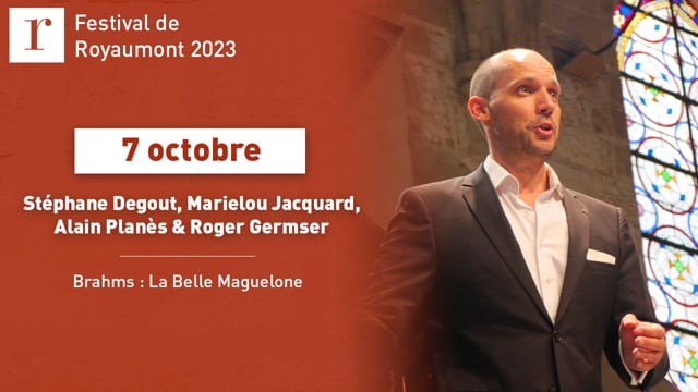 Stéphane Degout au Festival de Royaumont 2023