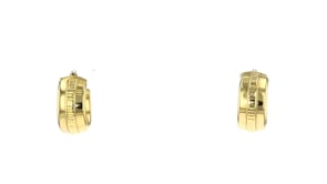 Italian 10kt Yellow Gold Huggie Hoop Earrings