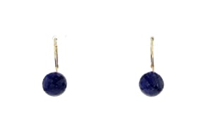 Canaria 17.00 ct. t.w. Sapphire Bead Drop Earrings in 10kt Yellow Gold