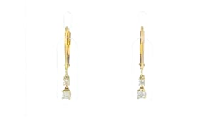 20 ct. t.w. Diamond Drop Earrings in 10kt Yellow Gold