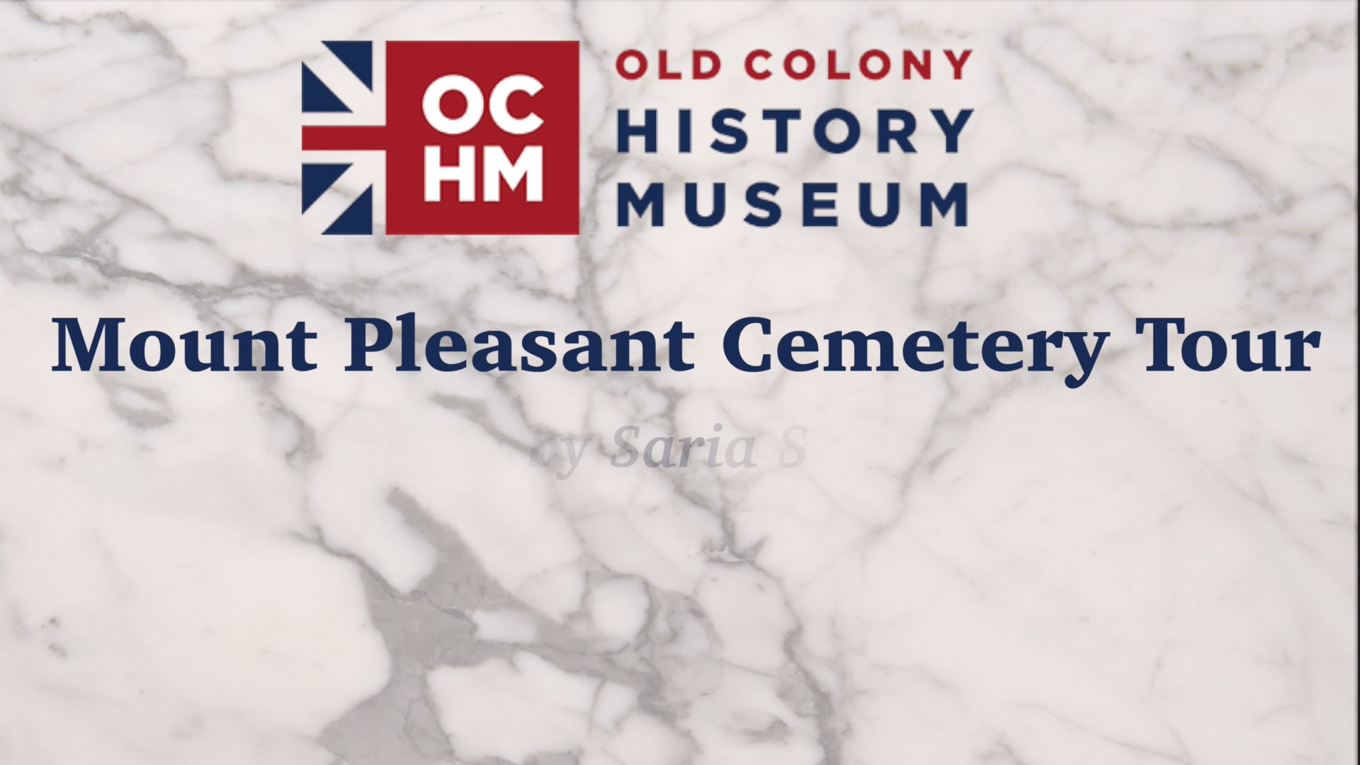 OCHM Mount Pleasant Cemetery Tour on Vimeo