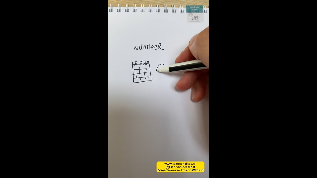 Week 6 zomer6weekse: Wanneer?