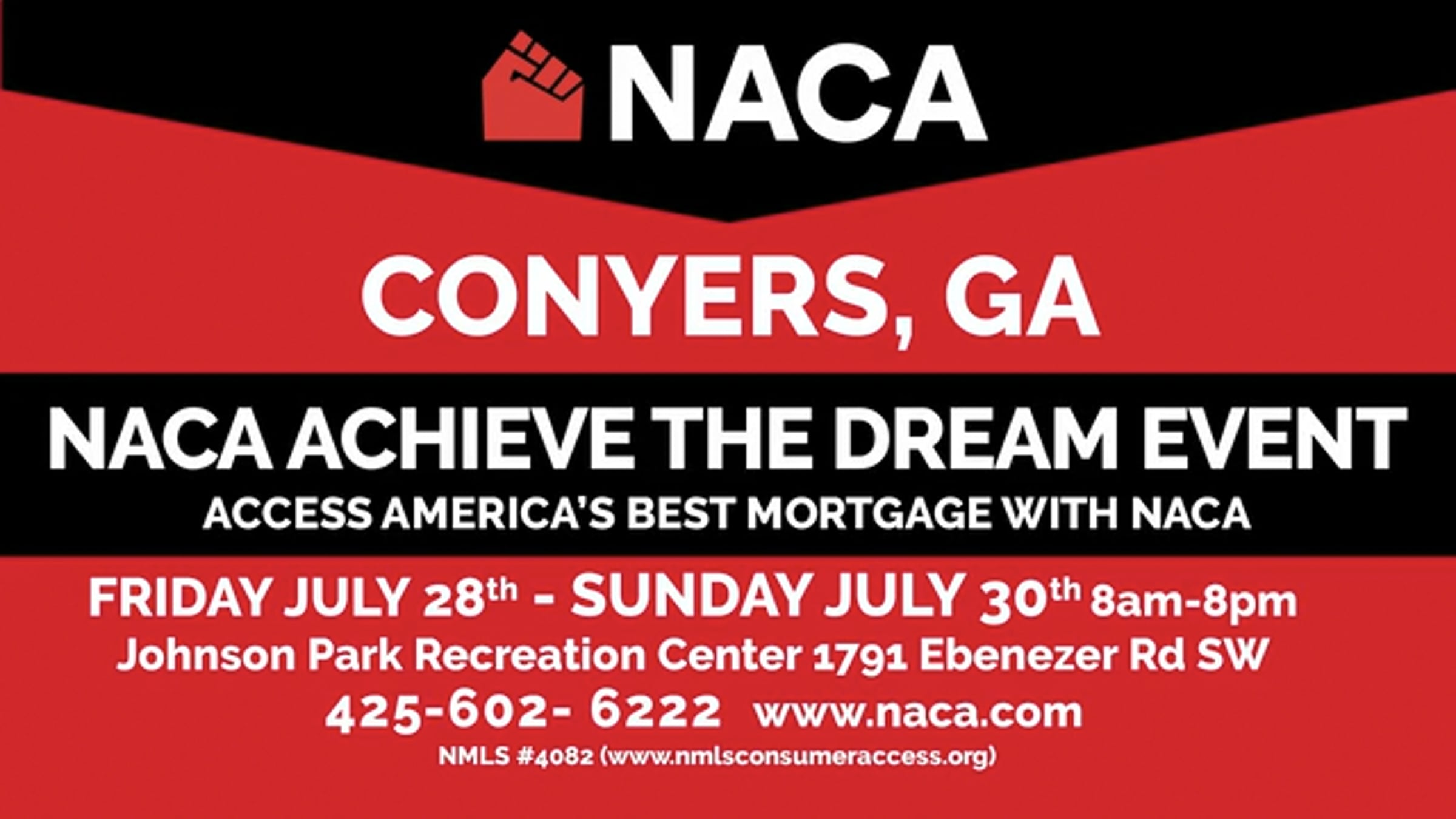 NACA Achieve The Dream Event Conyers, GA July 28-30 2023 :30 sec TV ...