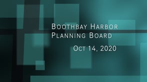 BBH Planning Board - Oct 14, 2020