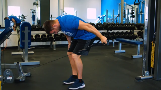 Cable Tricep Kickback: Video Exercise Guide & Tips