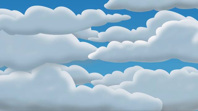 the simpsons clouds