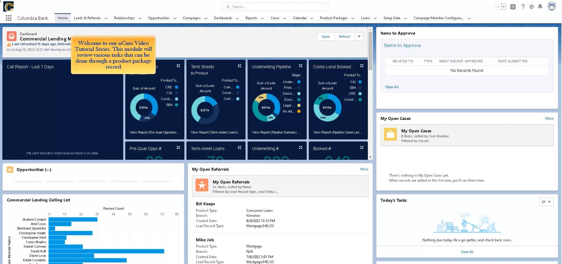 nCino Product Packages on Vimeo