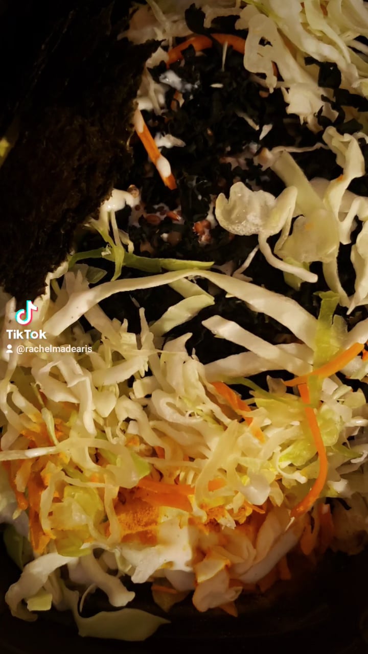 Nori sushi sheets have vitamin B12 that I get from animal flesh. I won