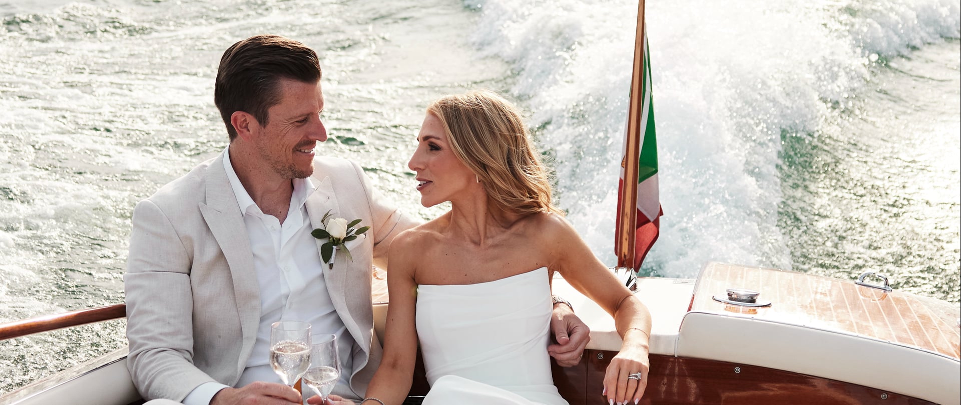 Britt & Aaron Wedding Video Filmed at Lake Como, Italy