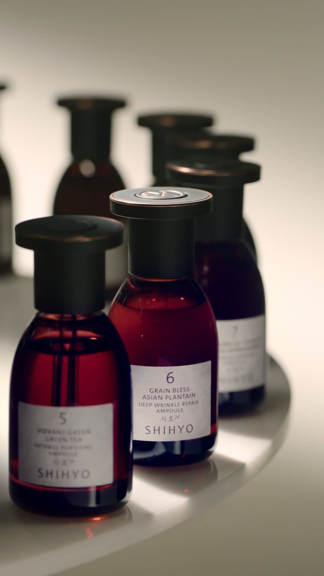 SHIHYO _ GRAIN BLESS ASIAN PLANTAIN DEEP WRINKLE REPAIR AMPOULE on Vimeo