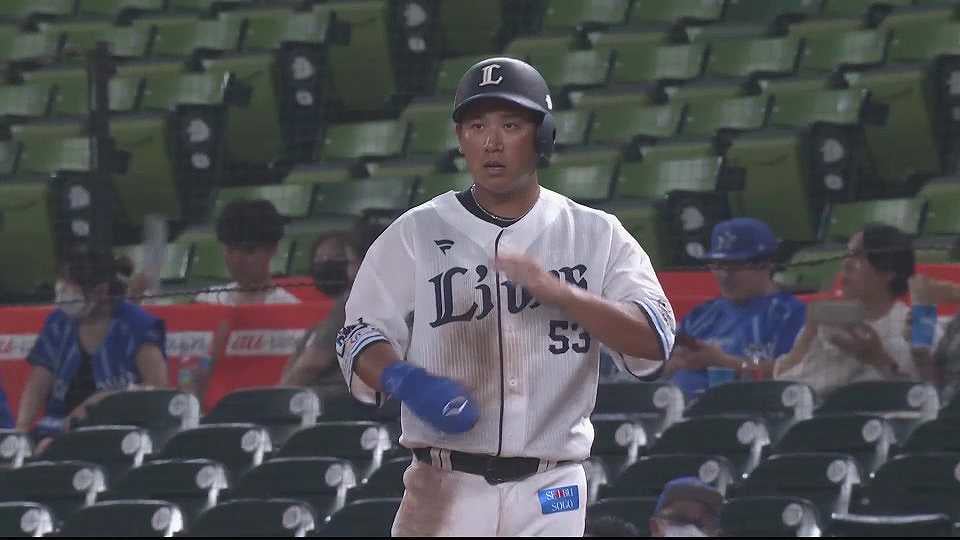 【ファーム】緩い変化球をレフトへ!! ライオンズ・愛斗のタイムリーヒットで1点差に迫る!!  2023年7月11日 埼玉西武ライオンズ 対 横浜DeNAベイスターズ