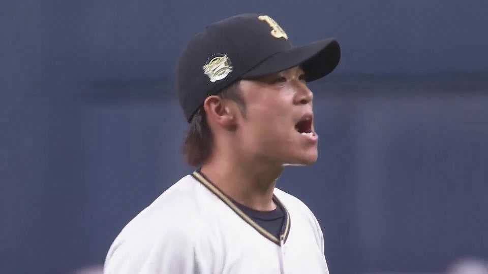 【7回表】渾身のストレート!! バファローズ・阿部翔太 一打逆転の大ピンチで見逃し三振!!  2023年7月11日 オリックス・バファローズ 対 千葉ロッテマリーンズ