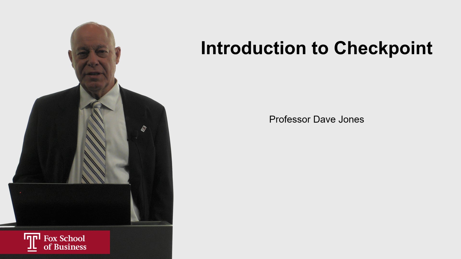 Login to view Introduction to Checkpoint