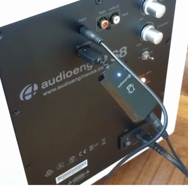 Audioengine Receptor de Audio WiFi para Hilo Musical B-Fi