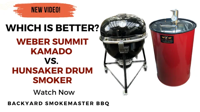 Kamado vs cheap weber