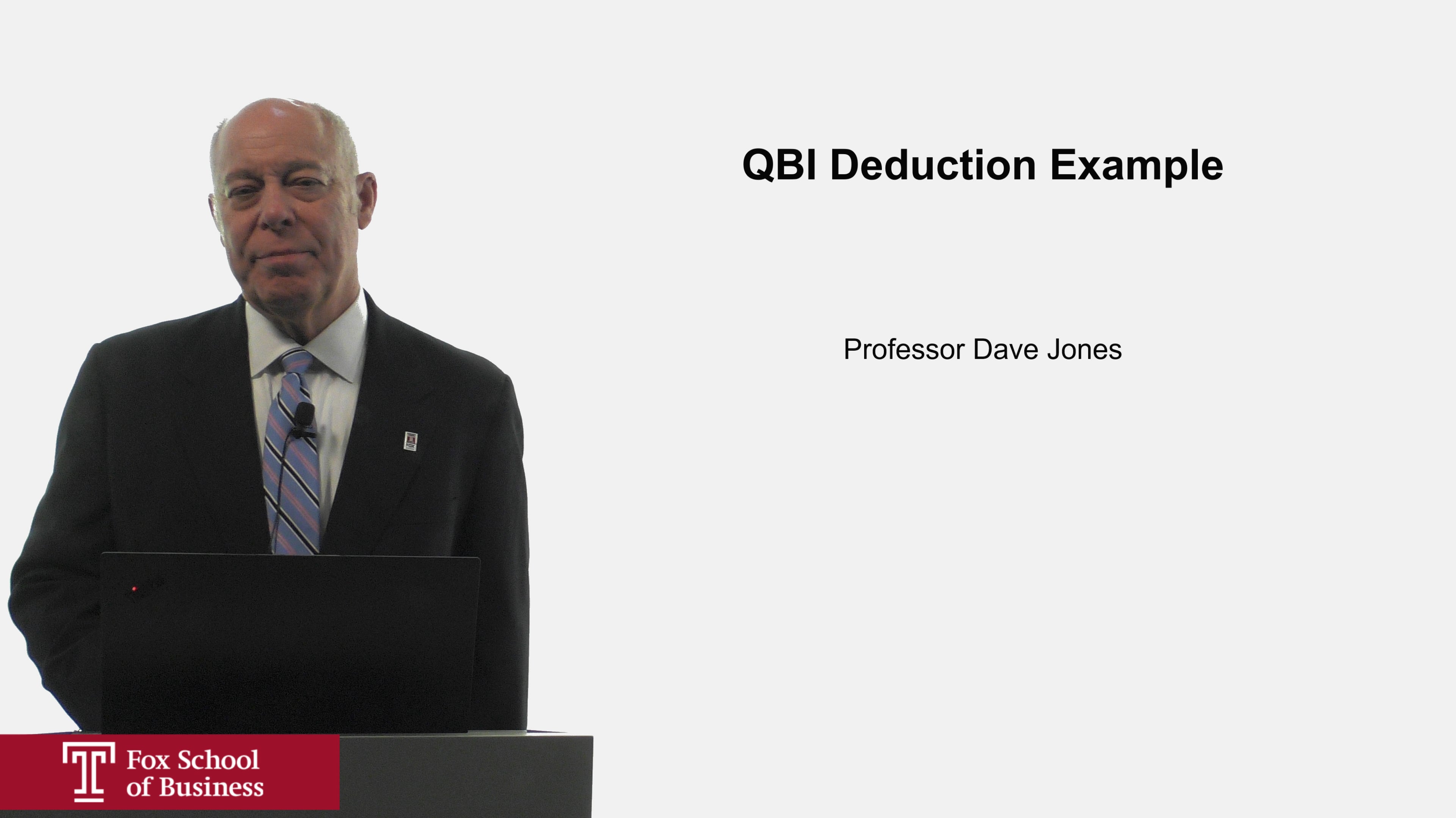 QBI Deduction Example