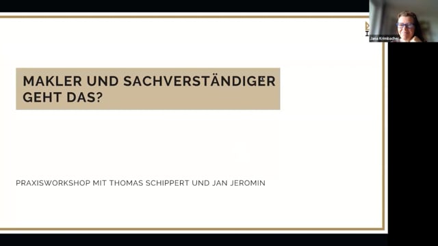 Makler und Sachverständiger. Geht das