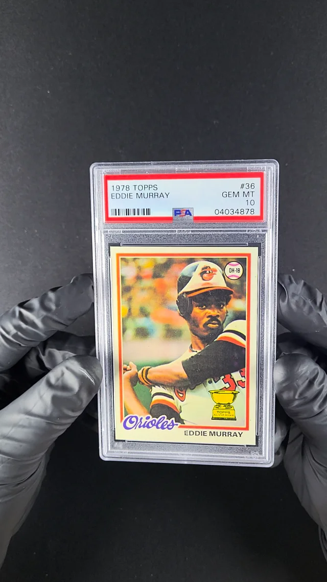 1978 Topps Eddie Murray Rookie Card #36 Orioles Hof