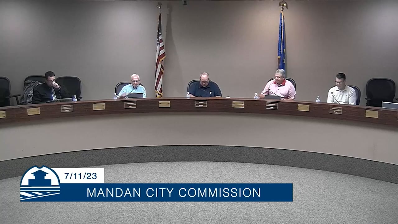 Mandan City Commission07112023clip on Vimeo