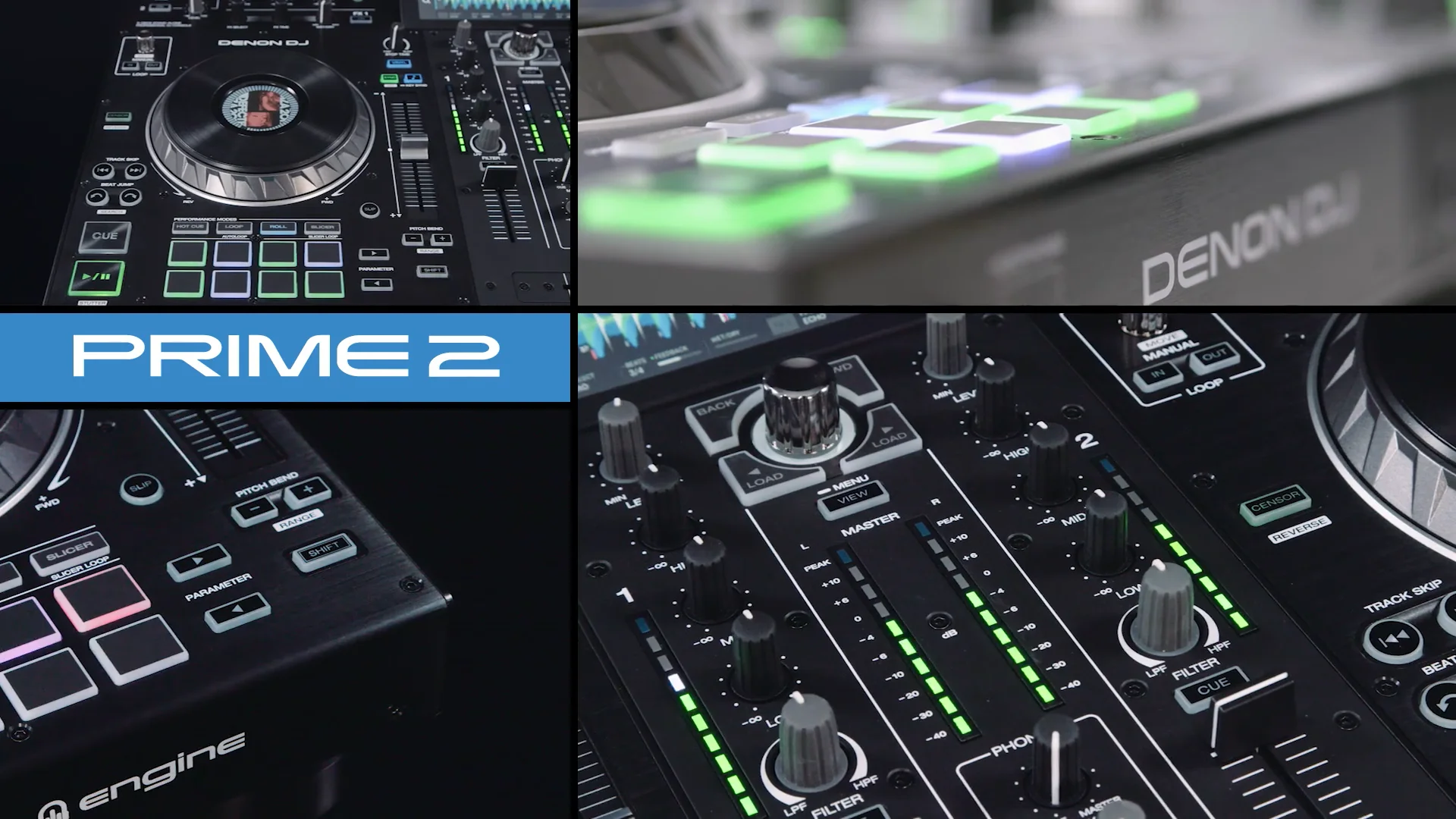 Controladora Denon DJ Prime 2