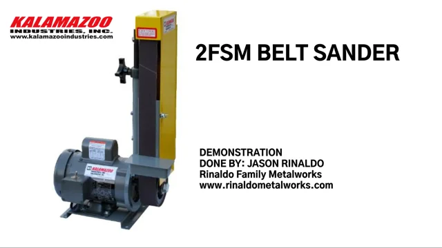 2FSM BELT SANDER DEMONSTRATION (Copy)