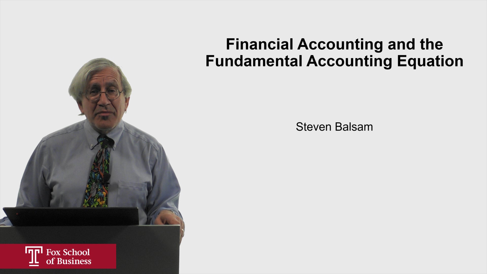 Financial Accounting and the Fundamental Accounting Equation