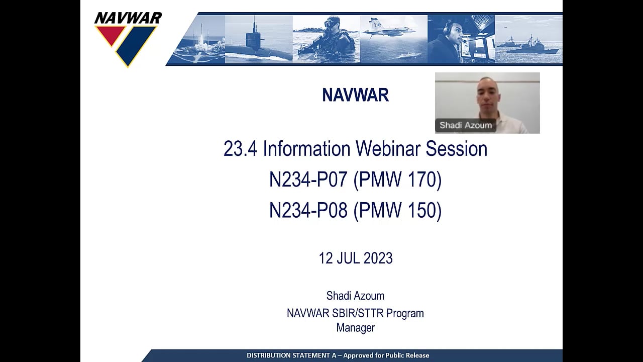 Navy NAVWAR SBIR Open Topic on Vimeo