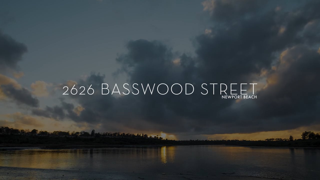 2626 Basswood Street Newport Beach on Vimeo