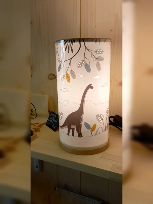 Veilleuses Emos lampe de table pour enfant avec design dinosaure