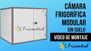 Cámara frigorífica modular de conservación video