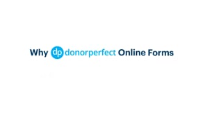 Why DonorPerfect Online Forms are best for digital fundraising