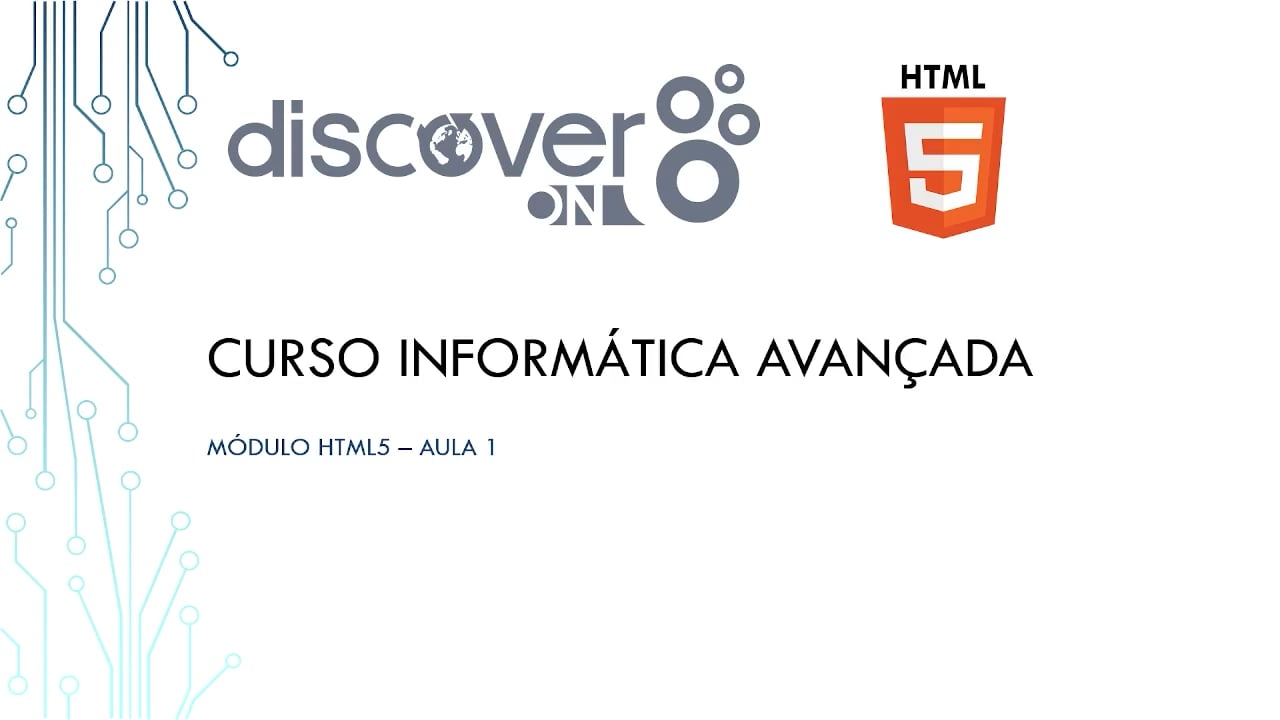 HTML 5 - Aula 1 on Vimeo