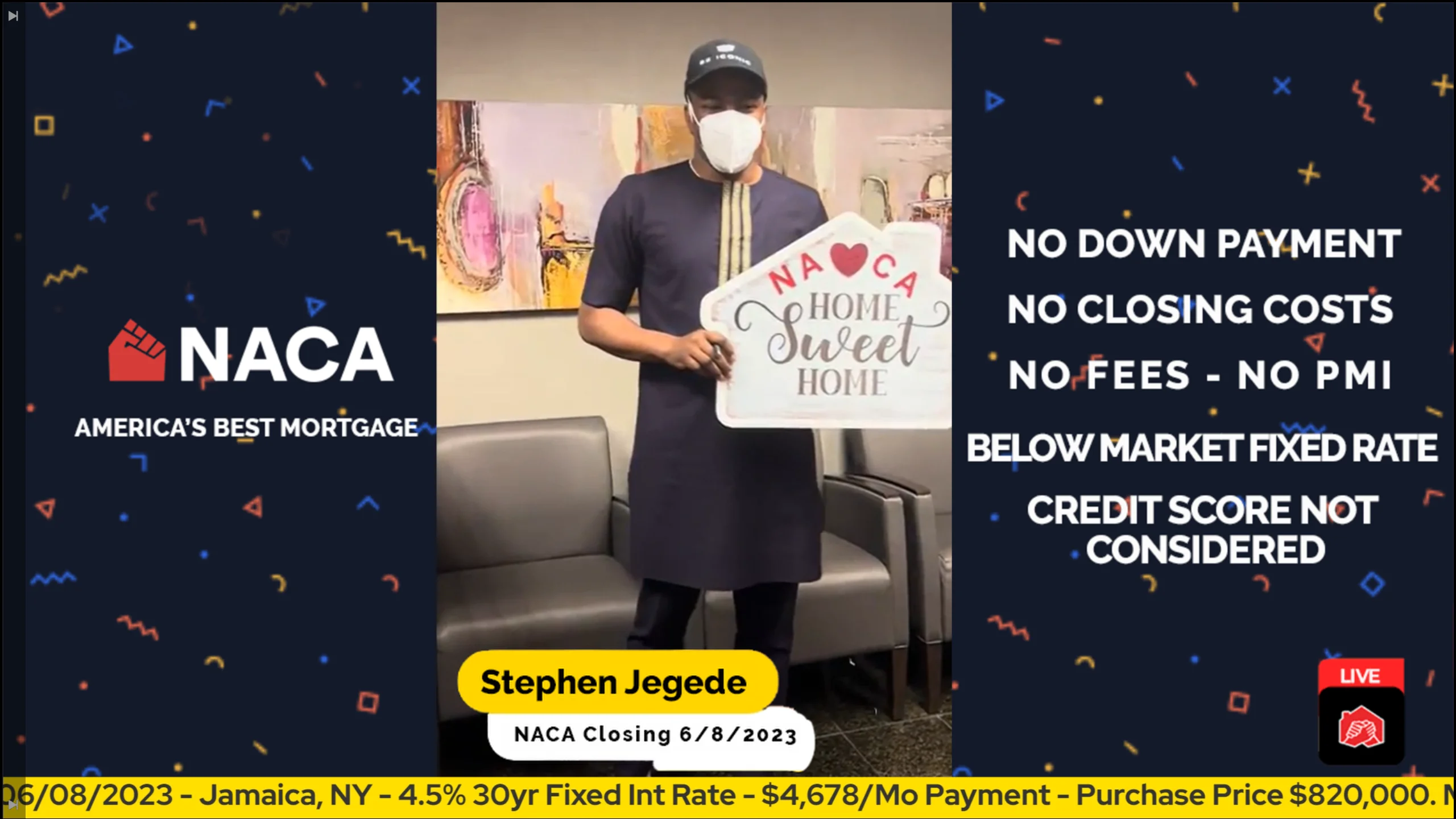 NACA Closing Stephen Jegede. Jamaica, NY 6/08/2023 on Vimeo