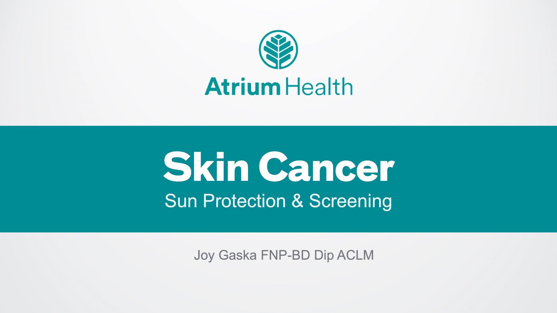 Skin Cancer Lunch and Learn