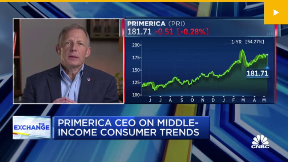 Primerica CEO Glenn Williams on CNBC on Vimeo