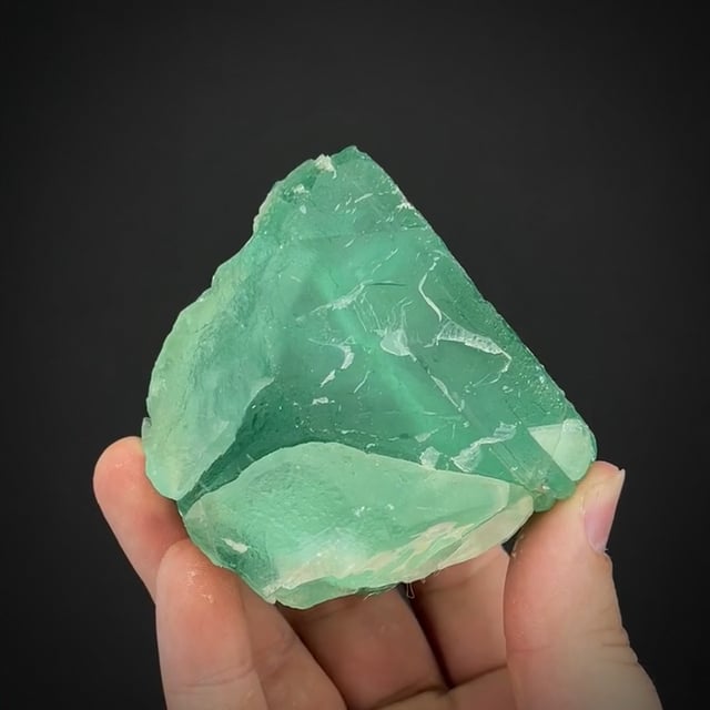 Floater Fluorite octahedron