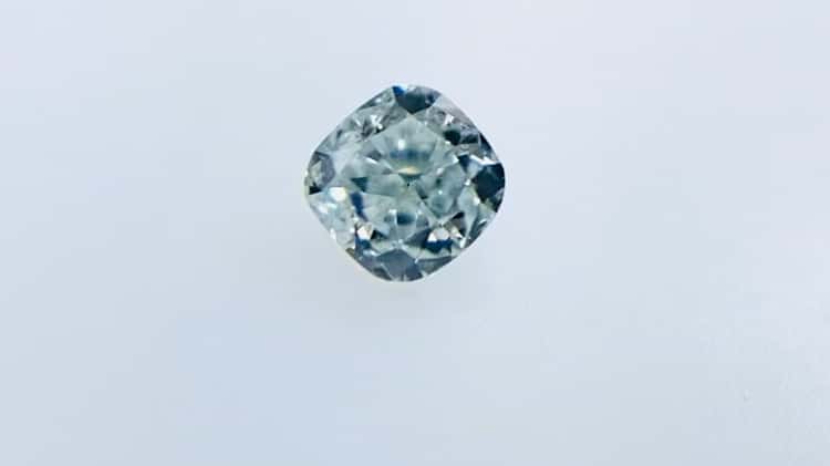 FANCY LIGHT GREEN BLUE 0.097ct X/RT2150/CGL