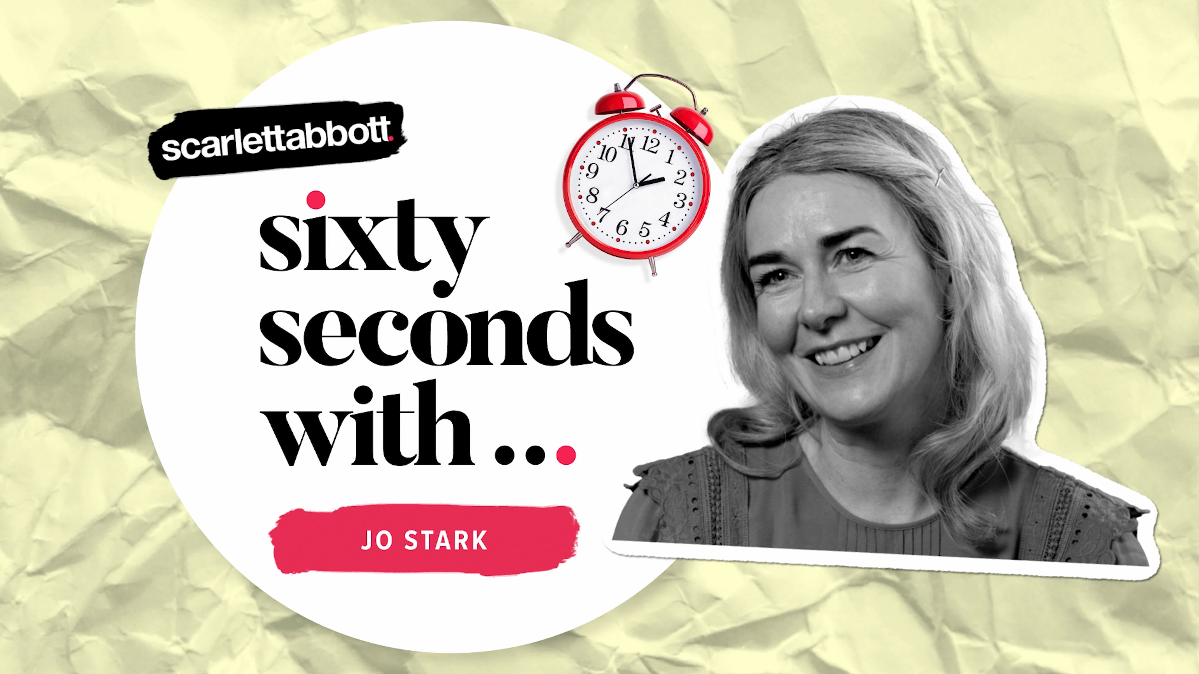 60 seconds with... Jo Stark on Vimeo