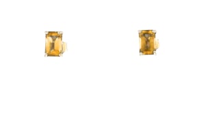 1.90 ct. t.w. Citrine Stud Earrings in 14kt Yellow Gold