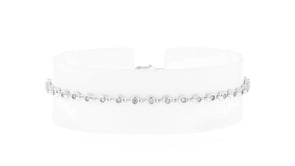 50 ct. t.w. Bezel-Set Diamond Tennis Bracelet in Sterling Silver