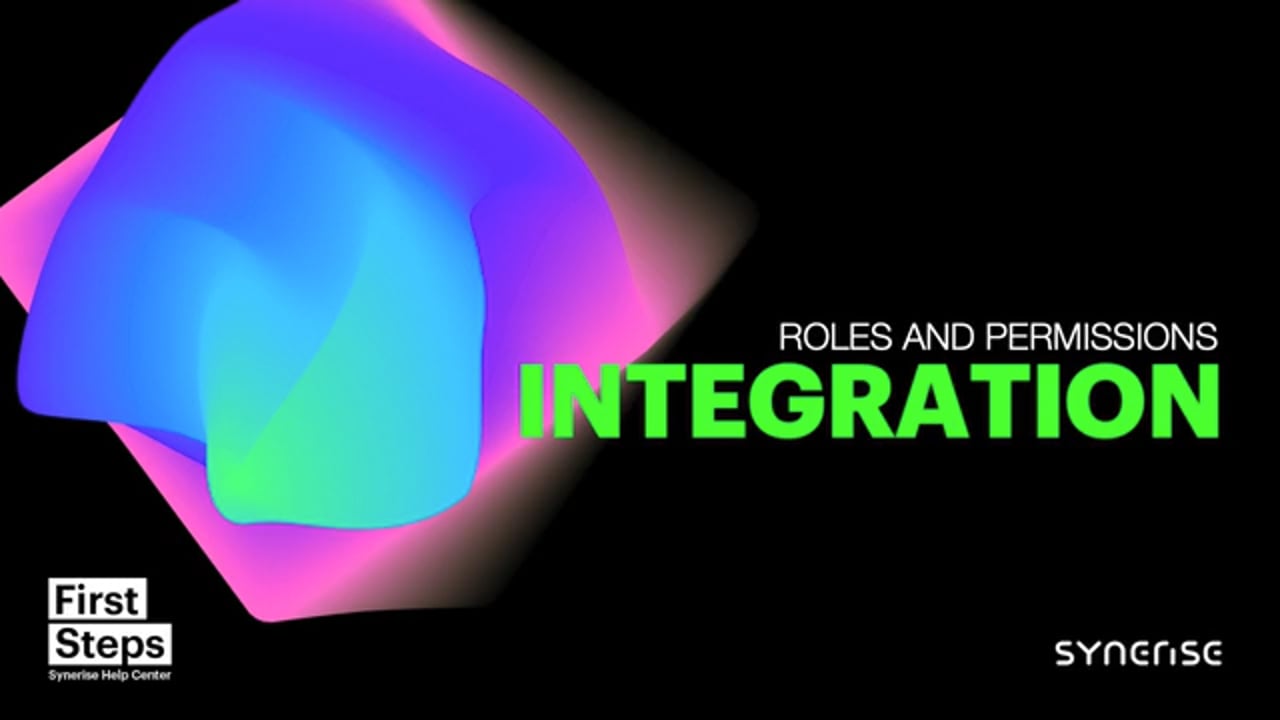 Integration - Roles and permissions