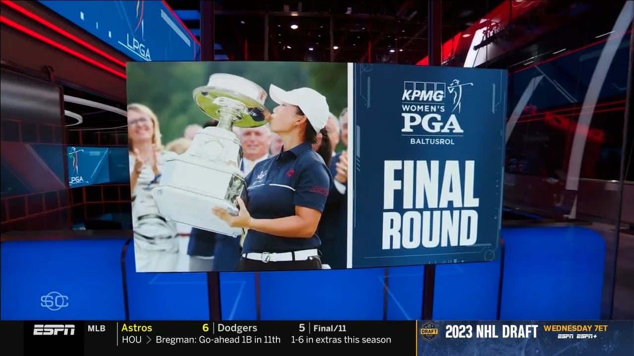 Final Round 2023 KPMG Womens PGA Coverage on ESPNs SportsCenter (June 25, 2023) on Vimeo