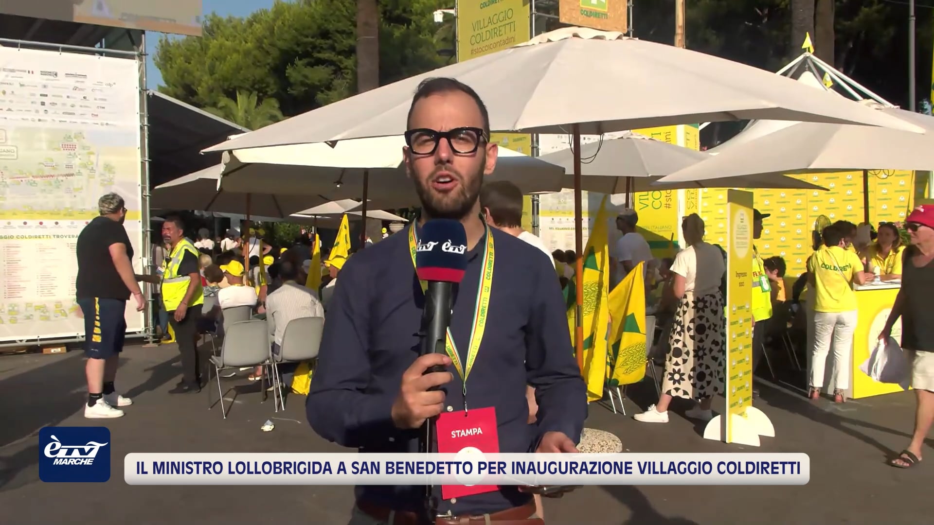 Il Ministro Lollobrigida a San Benedetto per inaugurazione Villaggio Coldiretti  - VIDEO