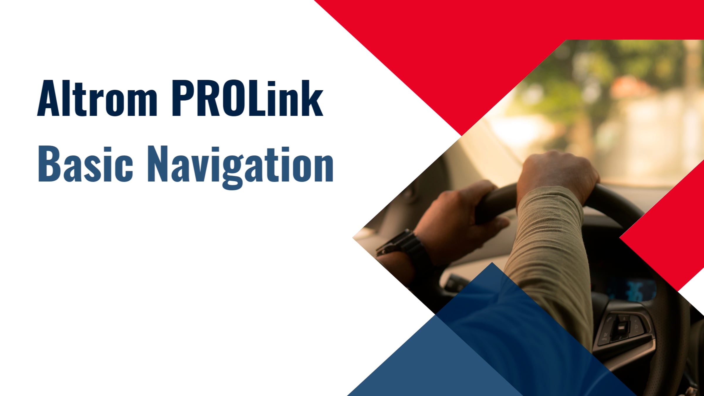 Altrom PROLink: Basic Navigation | Videos & Movies on Vimeo