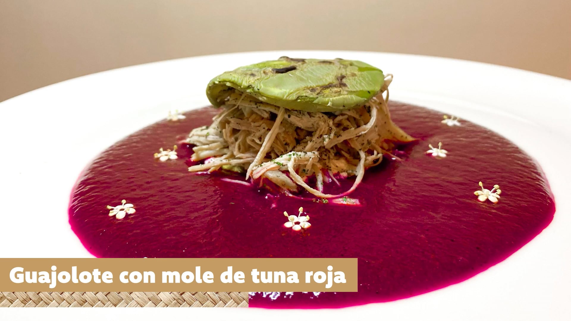 Guajolote con mole de tuna roja